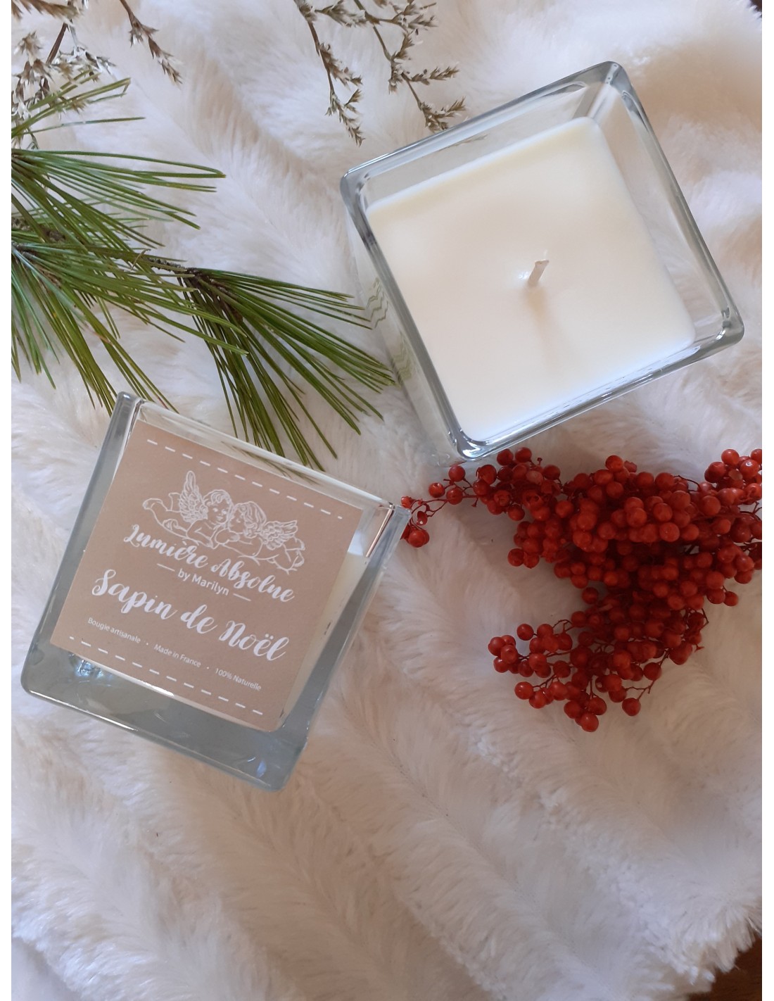 Bougie Parfumée En Noël - Bougies Noël Naturelles